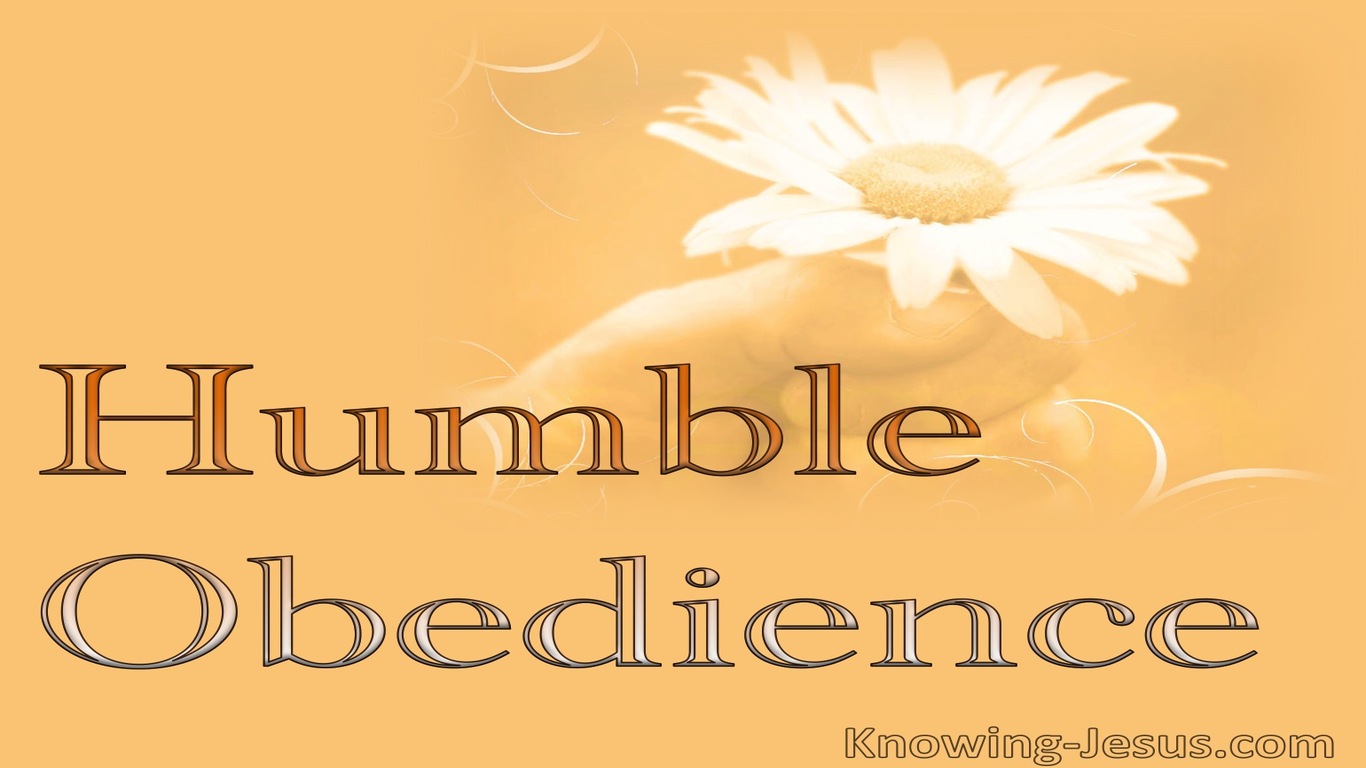 Humble Obedience (devotional)12-27   (white)